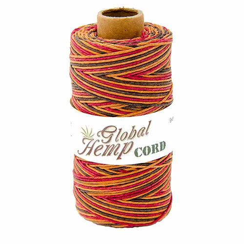 Autumn Leaves Variegated Hemp Cord