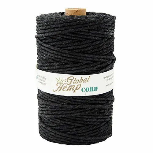 Black 170# Hemp Cord
