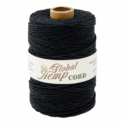 Black 48# Hemp Cord