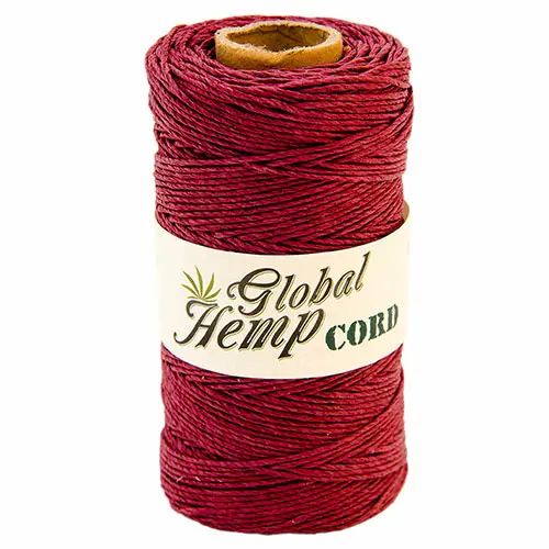 Burgundy Hemp Cord