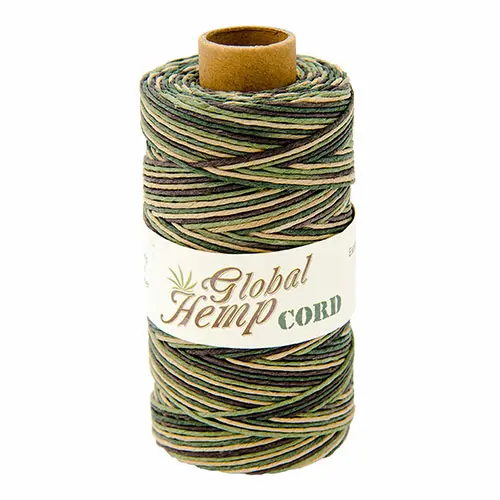 Camouflage Variegated Hemp Cord
