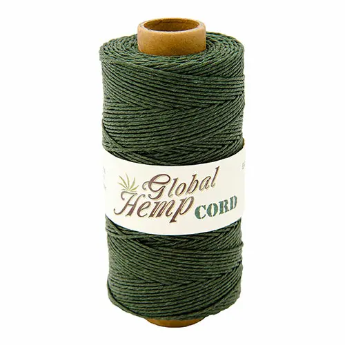 Dark Green Hemp Cord