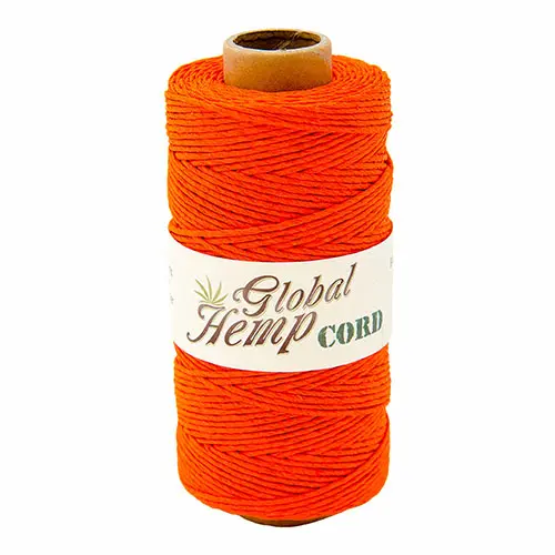 Orange Hemp Cord