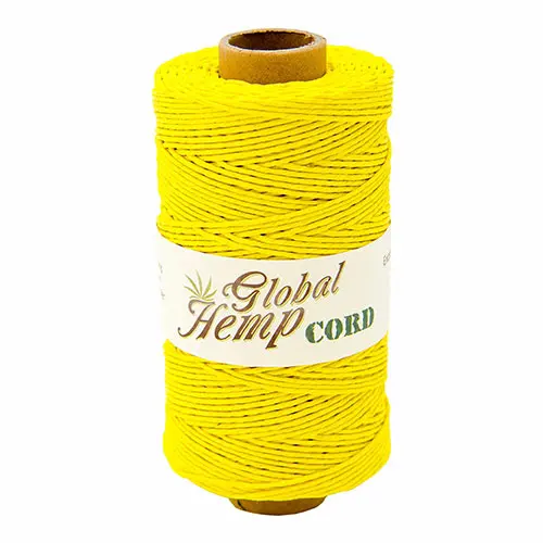 Yellow Hemp Cord